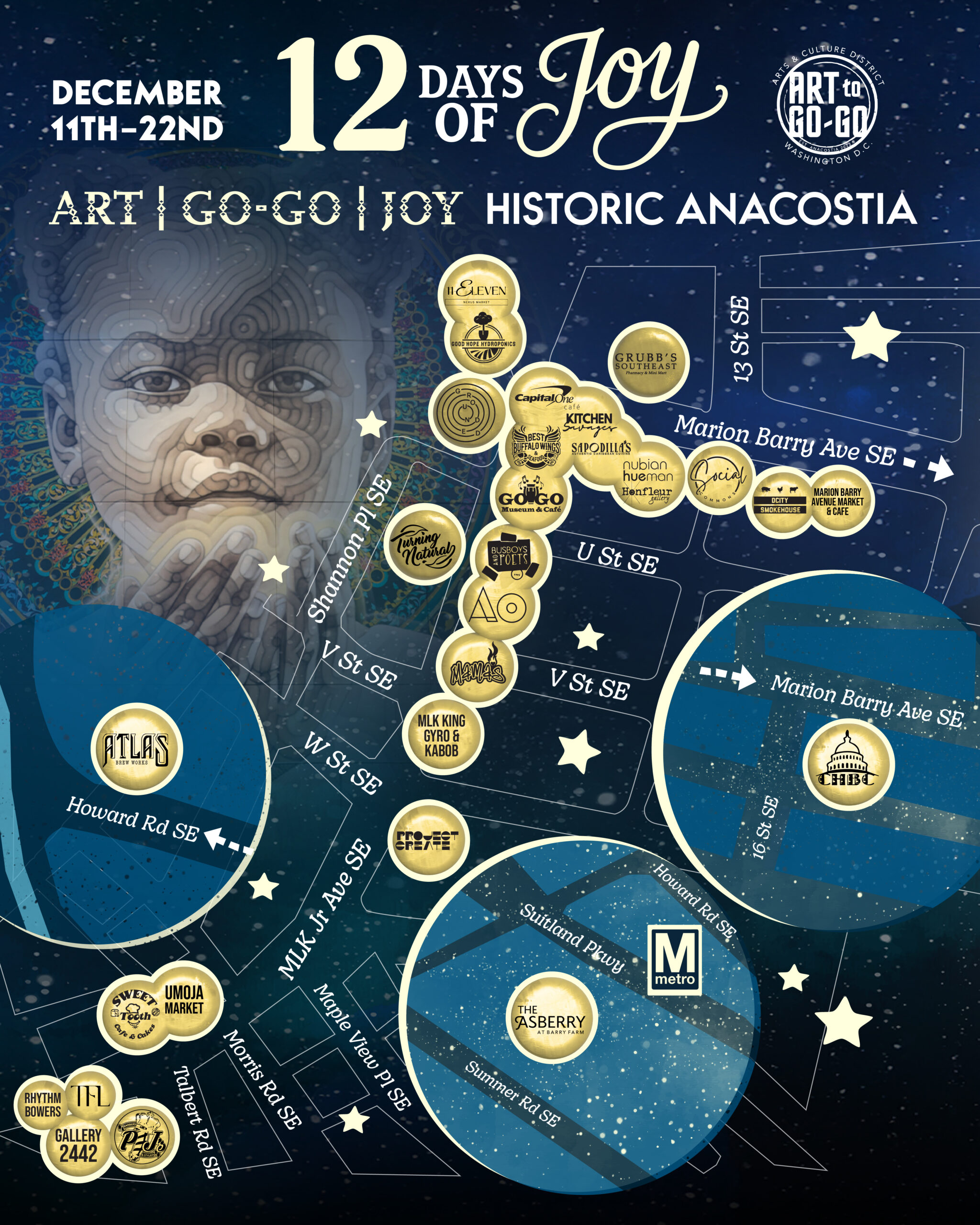 12 Days of Joy Map 1